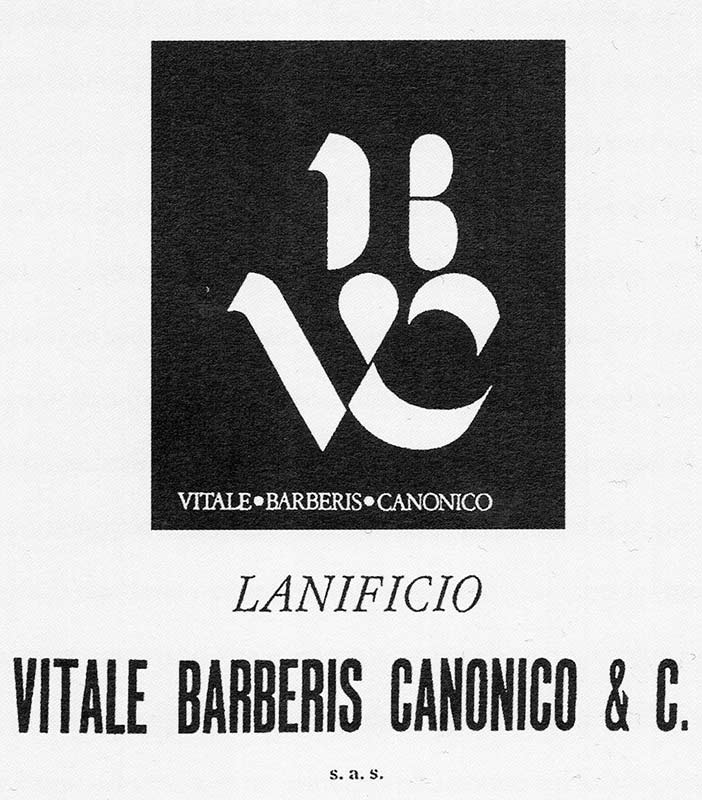 Publicité de la Manufacture lainière Vitale Barberis Canonico datant de 1971