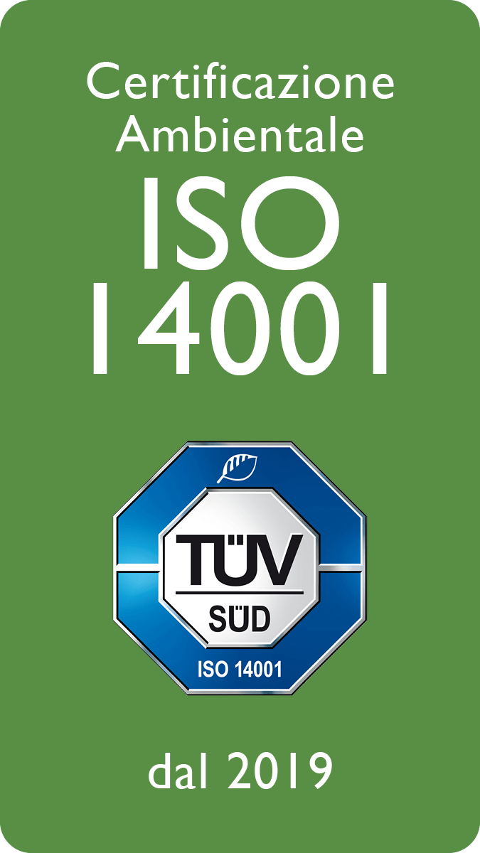 Certificazione ambientale ISO 14001 dal 2019